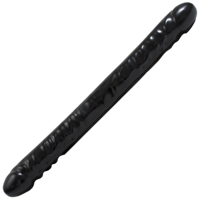 Geaderde Double Header – Dildo met Dubbele Einden – 18 / 45 cm