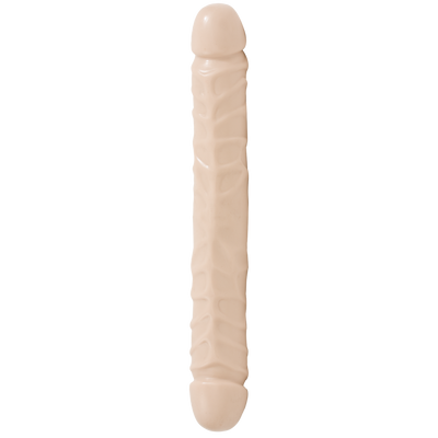 Jr. Veined Double Header – Dildo met Double Ends – 12 / 30 cm