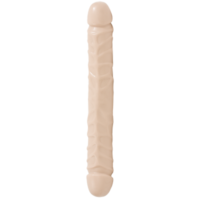 Jr. Veined Double Header – Dildo met Dubbele Einden – 12 / 30 cm