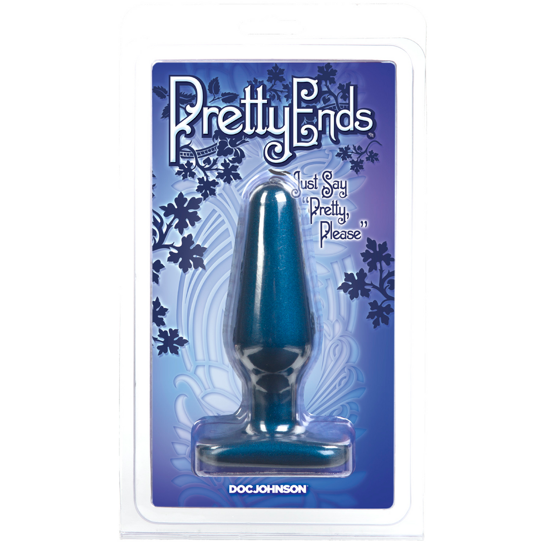 Iridescent Butt Plug – Medium – Midnight Blue