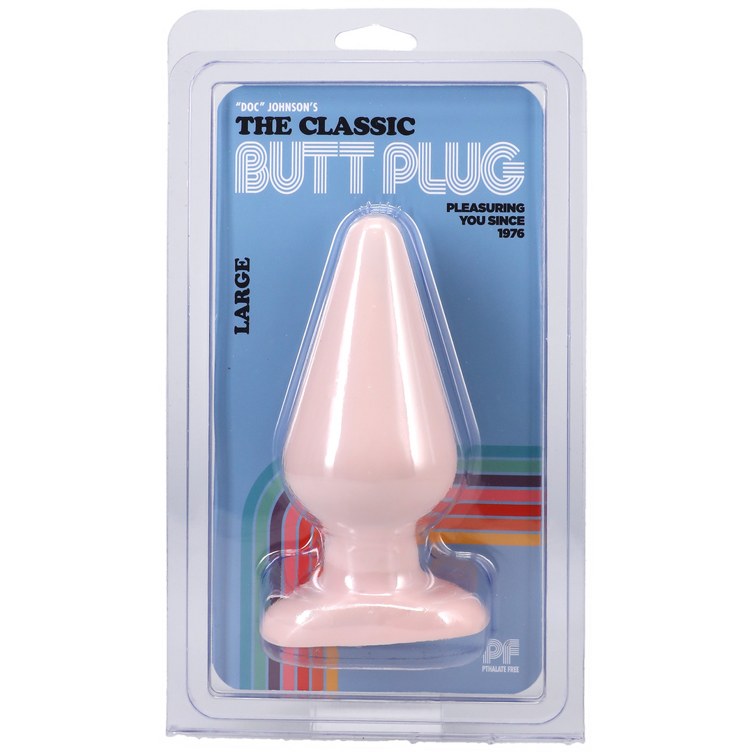 Classic Butt Plug – Large – Vlees