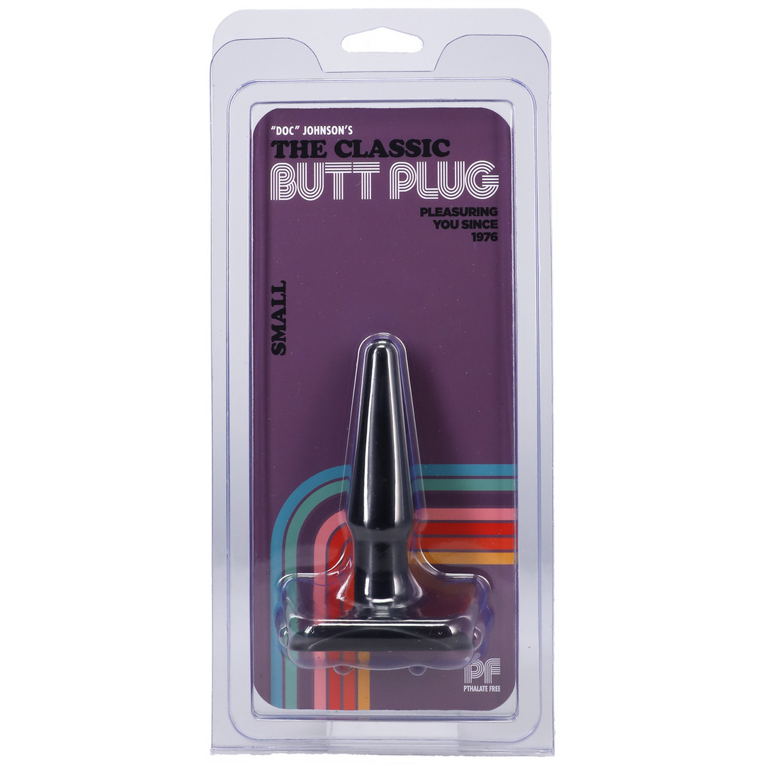 Classic Butt Plug – Klein – Zwart