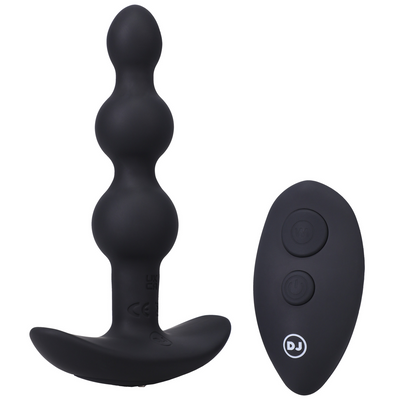 Beaded Vibe – Silicone Anale Plug met Afstandsbediening