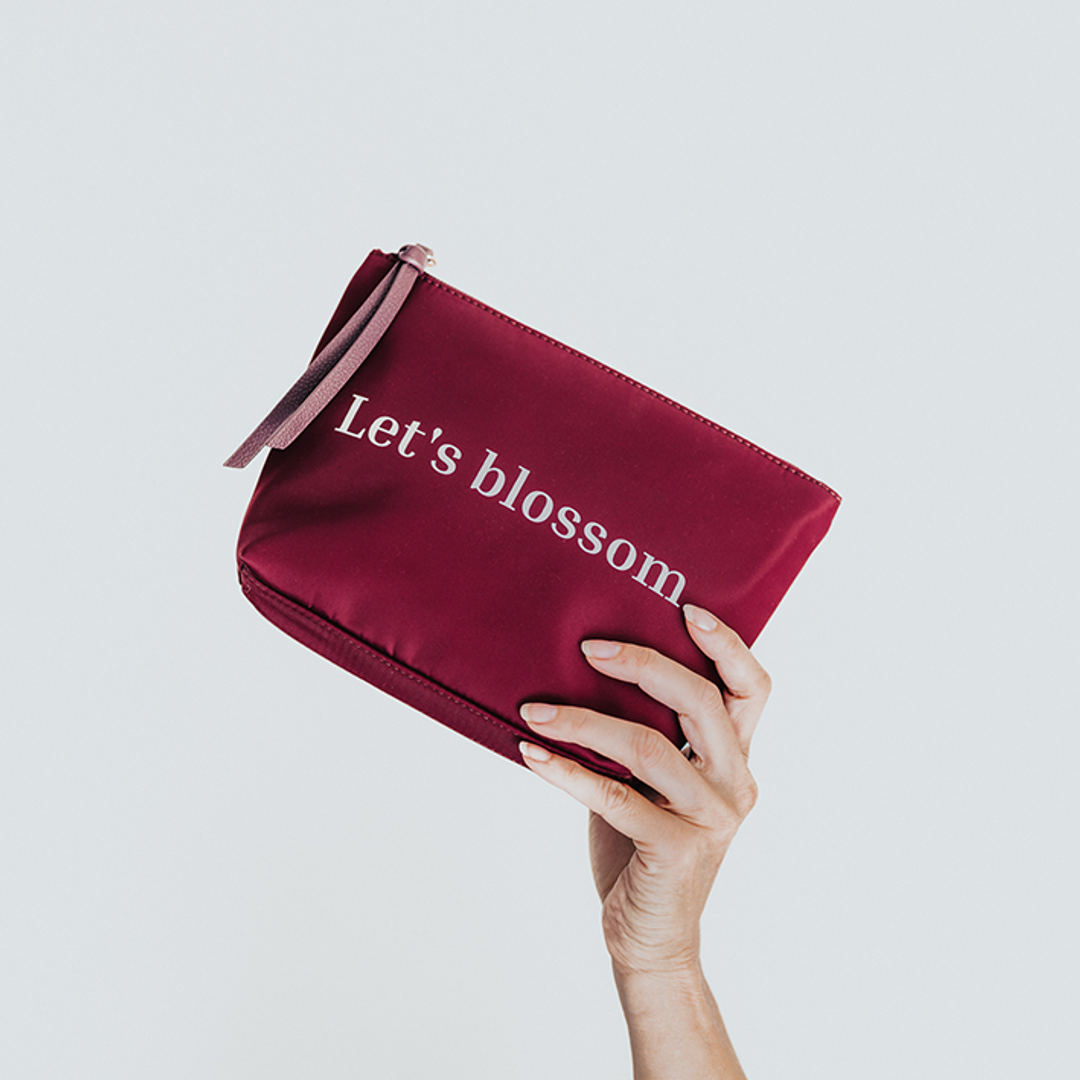 Laten we bloeien – Pouch – Paars