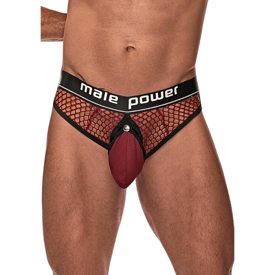 Cock Ring Thong – S/M – Bordeaux