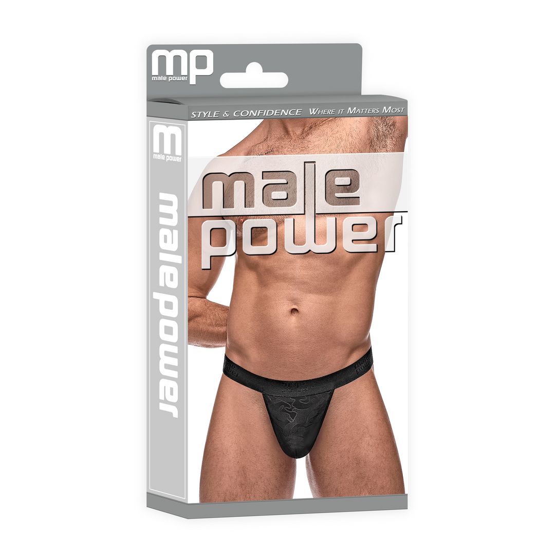 Micro G-String V – L/XL – Zwart