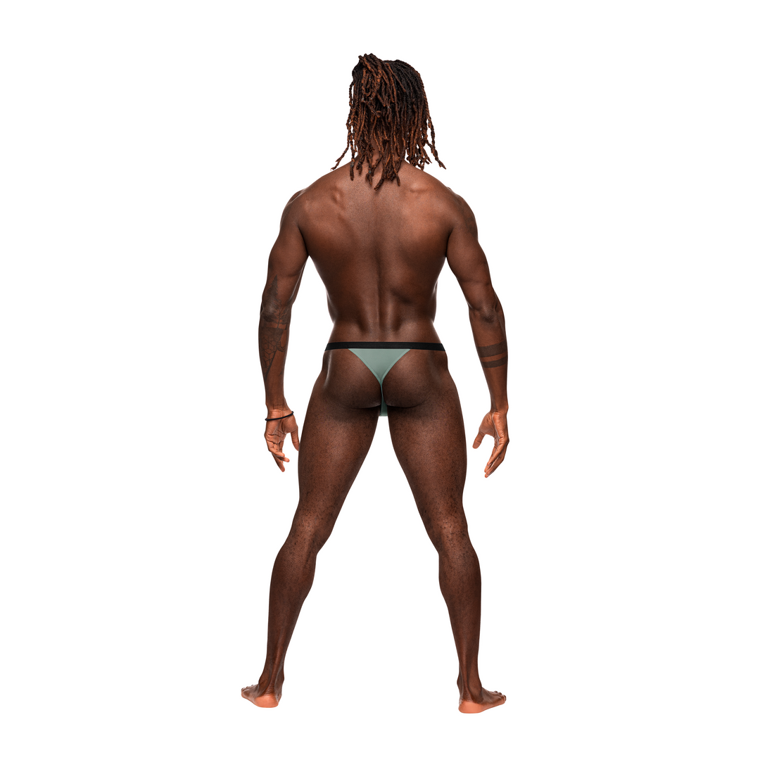 Micro V Thong – L/XL – Jade