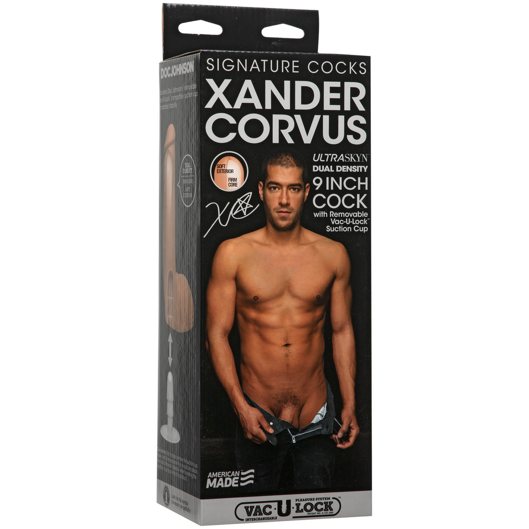 Xander Corvus – Realistische ULTRASKYN Dildo – 9 / 22 cm – Vanille