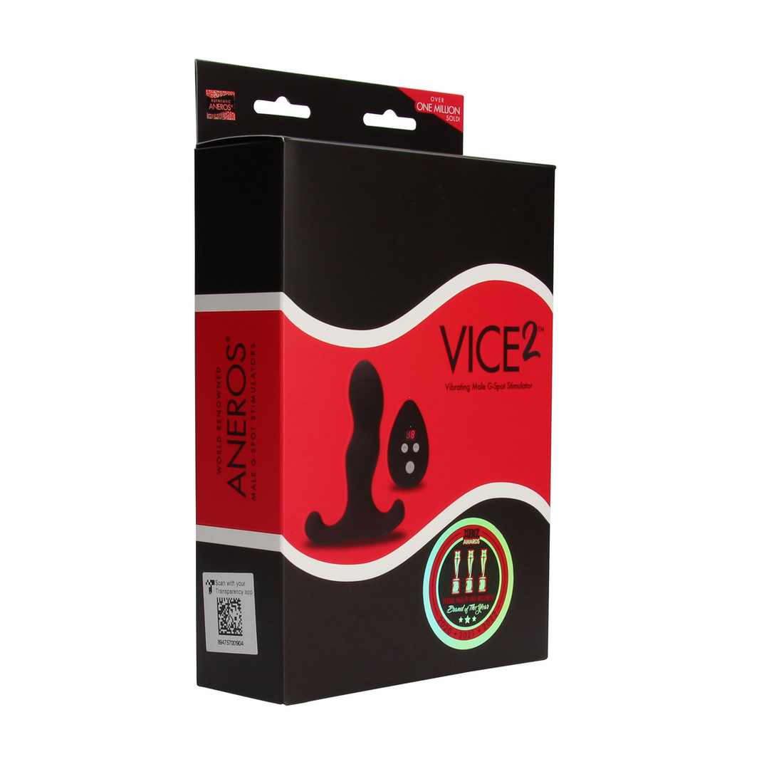 Vice 2 – Vibrerende Mannelijke G-Spot Stimulator – Zwart