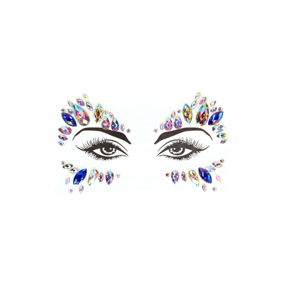 Stralende Oog Sparkle Bling Sticker