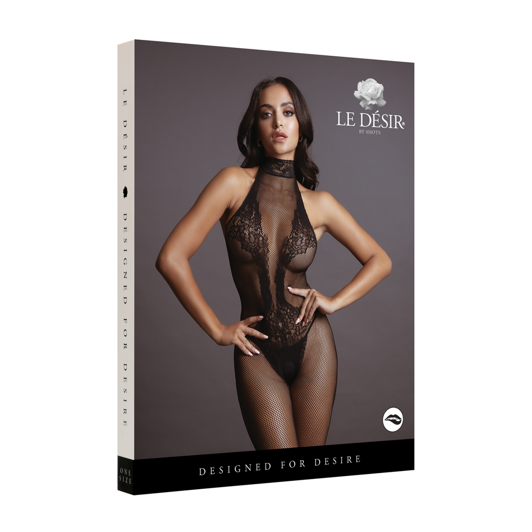 Visnet en Kant Bodystocking – Één Maat