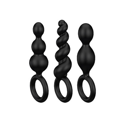 Booty Call – Butt Plug Set 3 Stuks – Zwart