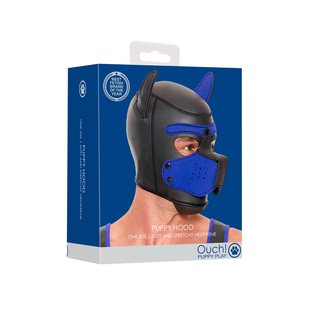 Neopreen Puppy Mask – Blauw