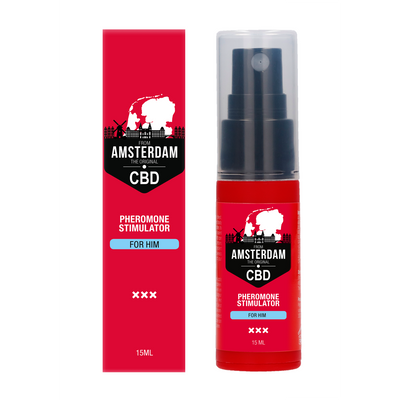 Original CBD Amsterdam Pheromone Stimulator voor Hem – 0,5 fl oz / 15 ml