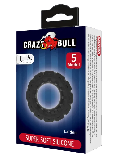 Crazy Bull – Laiden – Cock Ring – Model 5 – Zwart