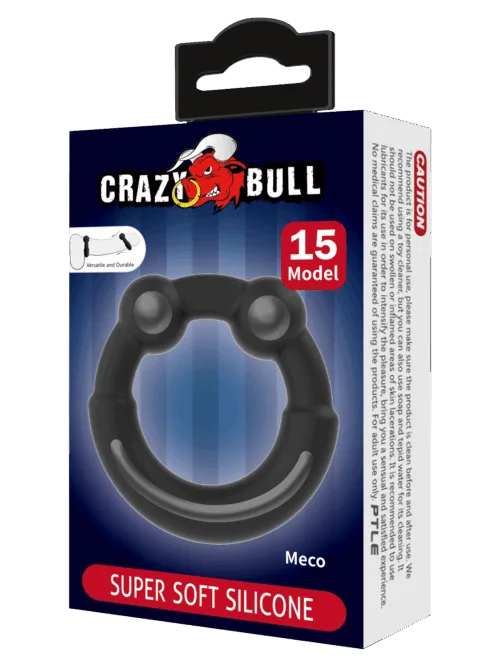 Crazy Bull – Meco – Cock Ring – Model 15 – Zwart