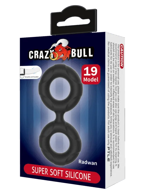 Crazy Bull – Radwan – Cock Ring – Model 19 – Zwart