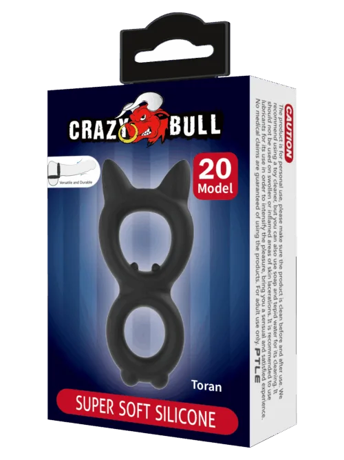 Crazy Bull – Toran – Cock Ring – Model 20 – Zwart
