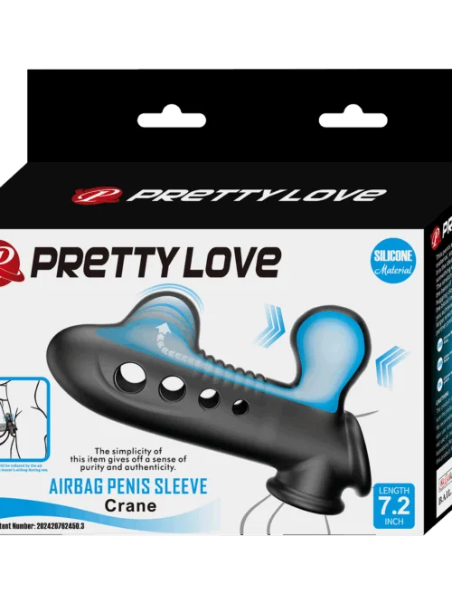 Pretty Love – Crane – Airbag Penis Sleeve – Zwart