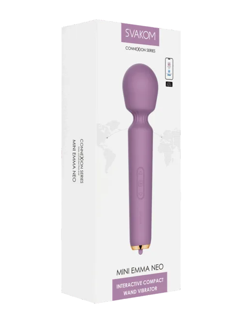 SVAKOM – Mini Emma Neo – Interactieve Compacte Wandvibrator – Roze