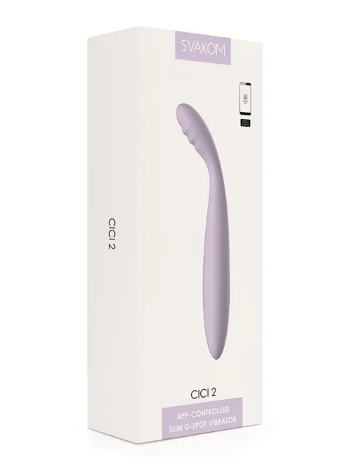 SVAKOM – Cici 2 – Vibrator met App-bediening – Lilac