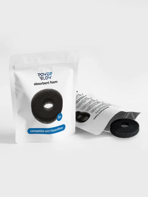 KIIROO – Powerblow Absorbent Foam 5 Pack – Zwart