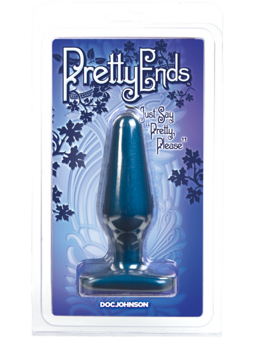 Iridescent Butt Plug – Medium – Midnight Blue