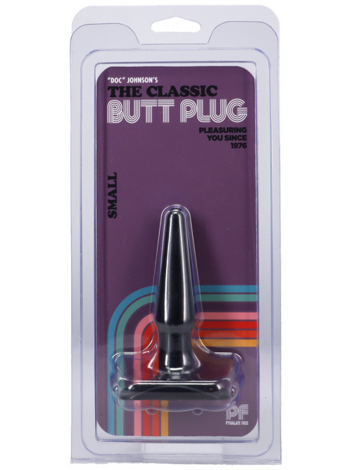 Classic Butt Plug – Klein – Zwart