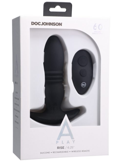 Rise – Siliconen Anale Plug met Afstandsbediening