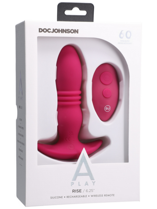 Rise – Siliconen Anale Plug met Afstandsbediening