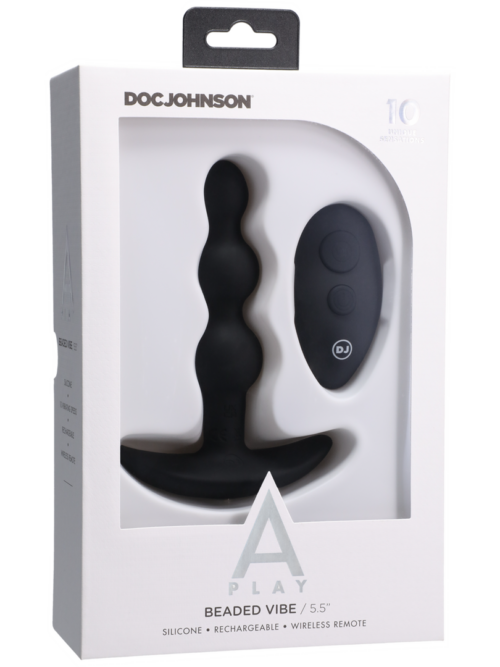 Beaded Vibe – Silicone Anale Plug met Afstandsbediening