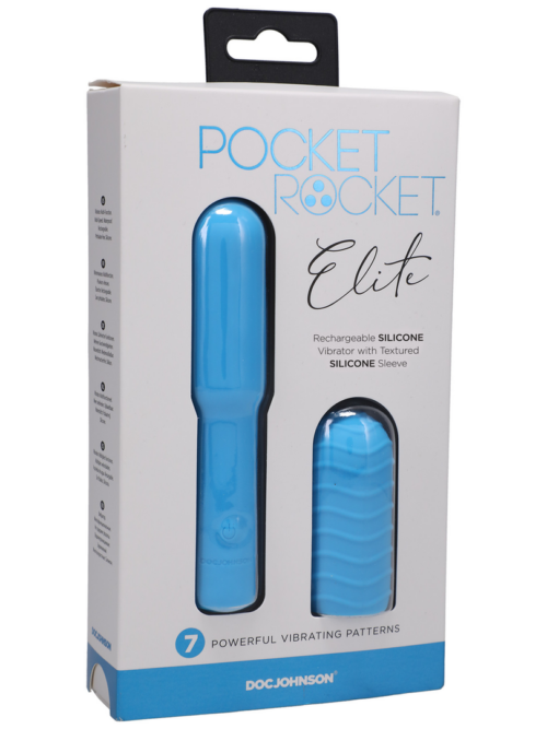 Elite – Mini Vibrator met verwisselbare opzetstuk – 4 / 10 cm