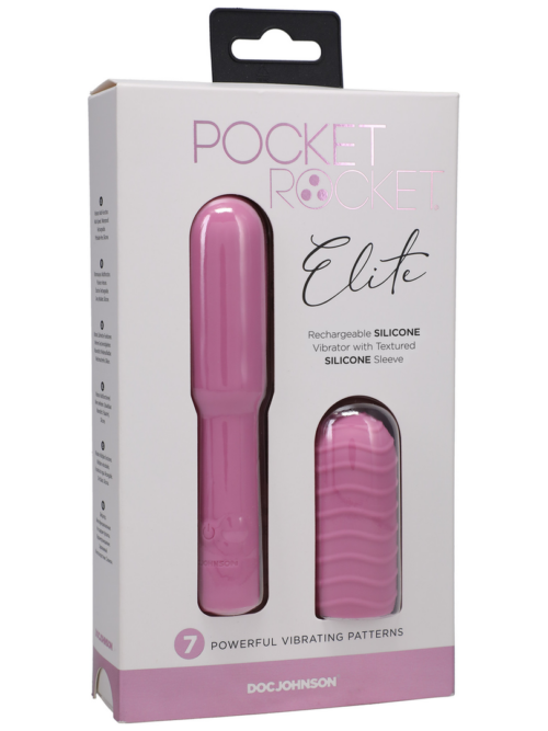 Elite – Mini Vibrator met Verwisselbare Bevestiging – 4 / 10 cm