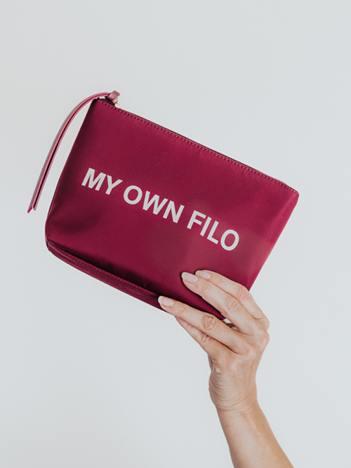Mijn Eigen Filo – Pouch – Paars