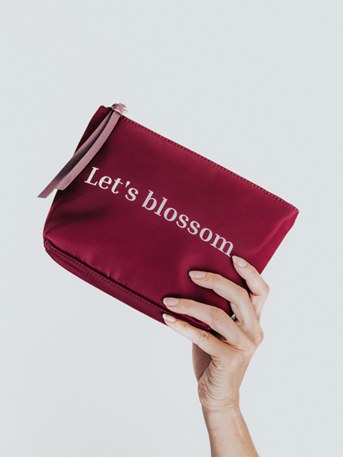 Laten we bloeien – Pouch – Paars