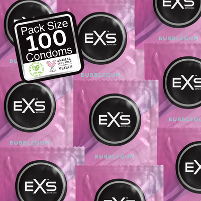 EXS Bubblegum Rap – Condooms – 100 Stuks