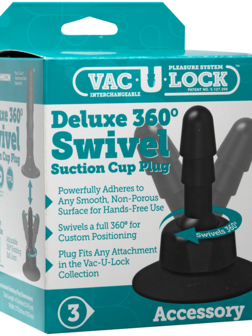 Deluxe 360 Swivel – Butt Plug met Zuignap – 2 Stuks