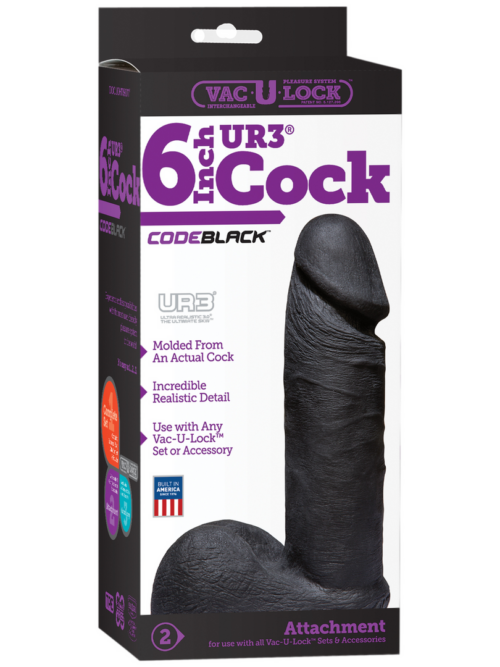 CodeBlack – ULTRASKYN Dildo – 6 / 15 cm