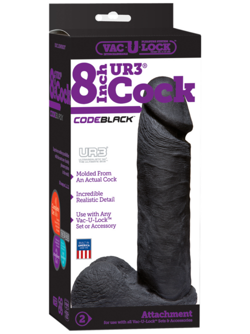 CodeBlack – ULTRASKYN Dildo – 8 / 20 cm