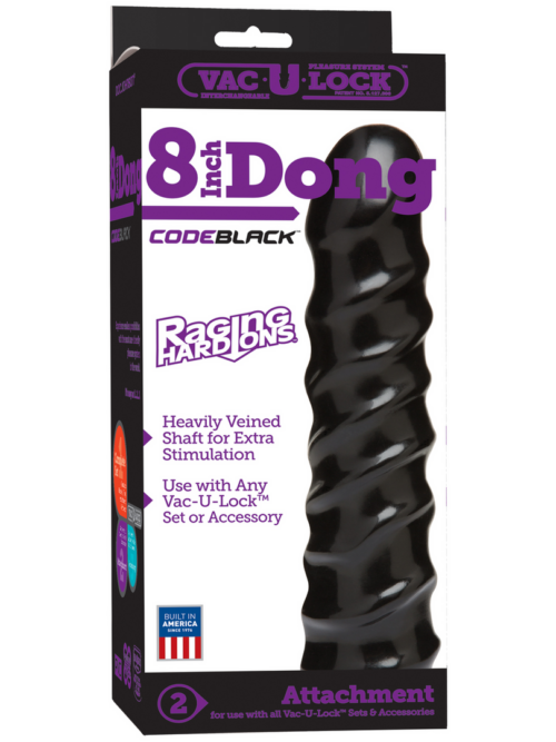CodeBlack – Raging Hard Dildo – 8 / 20 cm