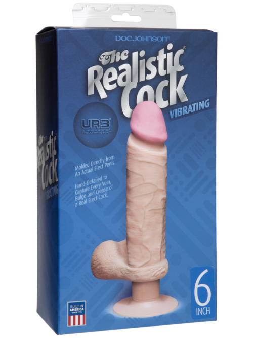 Vibrerende Dildo met Ballen – 6 / 15 cm