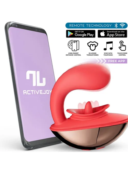 IY – Rondy – Clirotal Vibrator & Lik Tong met App – Rood