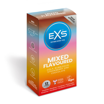 EXS Mixed Flavored – Condoms – 12 Stuks