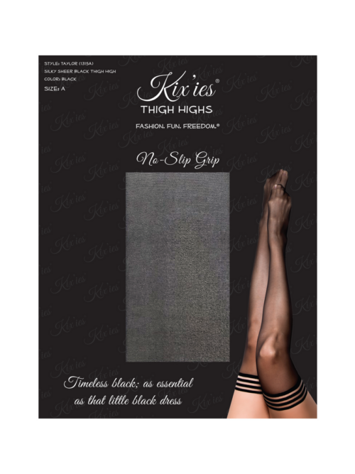 Taylor – Thigh High – A – Zwart