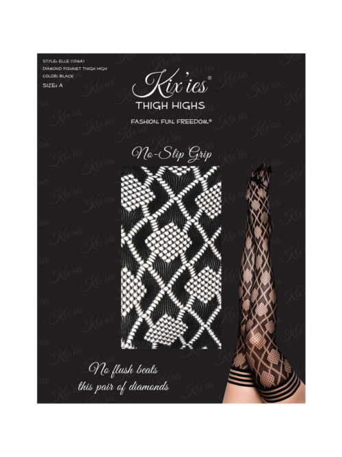 Elle – Thigh High – D – Zwart