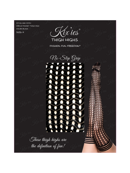 Mimi – Thigh High – A – Zwart