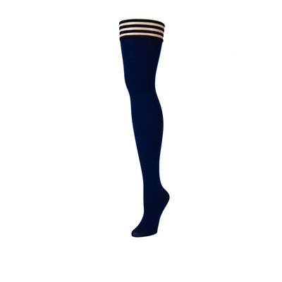 Selma – Thigh High – A – Blauw