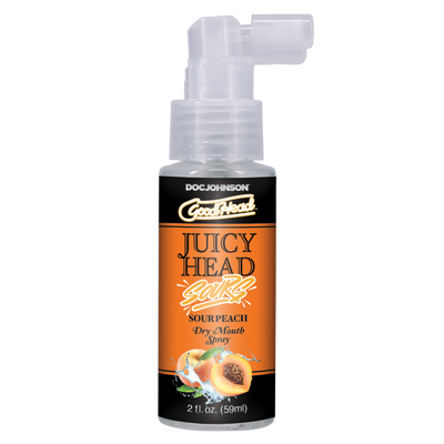 Juicy Head – Dry Mouth Spray – Sour Peach – 2 fl oz / 60 ml