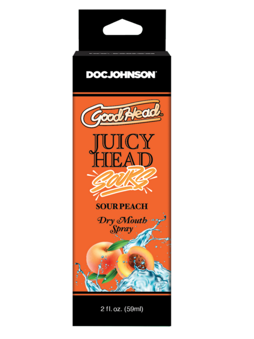 Juicy Head – Dry Mouth Spray – Sour Peach – 2 fl oz / 60 ml