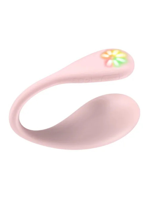 KIIROO- Spot – Draagbare Interactieve Ei-vibrator – Kiss Me Pink